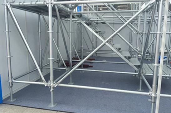 Allround scaffolding to avoid collapse accident